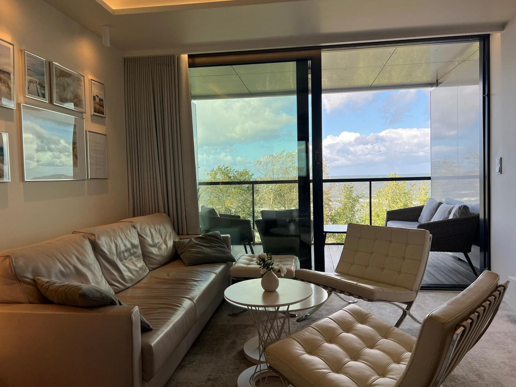 Seaside Park Prywatne Z Widokiem Na Morze Apartament
